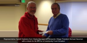 Waste Management Community Donation